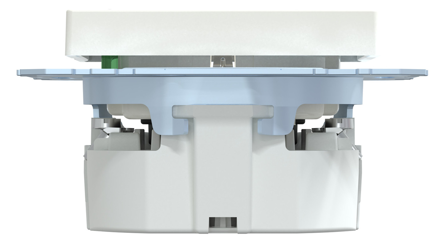 Steckdose 1f polws glz System M UP m.BS IP20 Mit erhöhtem Berührungsschutz