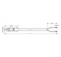 Systemverbindung 2p Serie 891 H05VV-F ws 1,5qmm 2x1,5qmm L8000mm Buchse fr.Ende