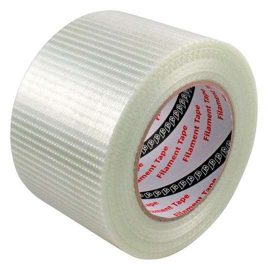 Filament-Klebeband, transparent - 75mmx50m