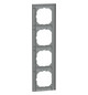Rahmen 4f alu mt M-Pure Kst f.GEB-K Unterputzmontage Thermopl