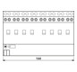 Schaltaktor KNX REG 8TE 8Ausg 16A 3680W 21-32V Vor Ort-/Handbedienung