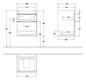 V&B Waschtisch-Unterschrank Venticello 46,6x59x42,5cm, Griff Copper, kansas oak
