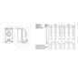 CEE-Schaltersteckdose 3p 16A 230V/bl 6h IP44 Kst mech.Verrieg