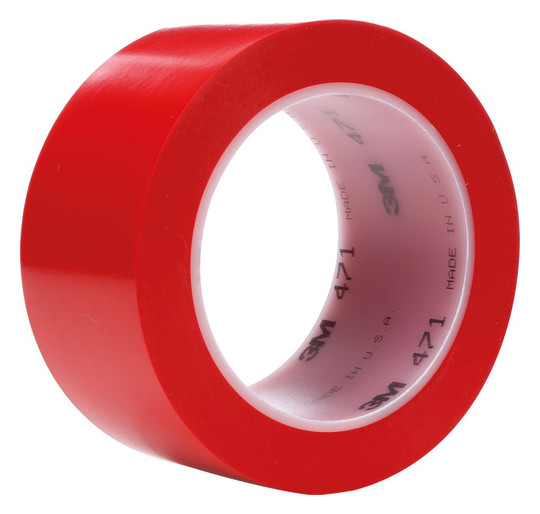 3M-Weich-PVC-Klebeband 471F, rot - 25 mm x 33 m