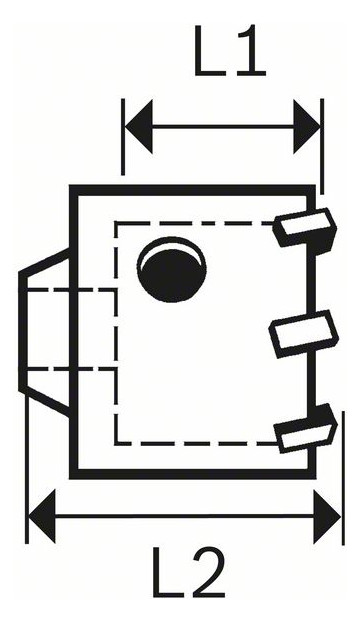SDS-Bohrkrone Hartmetall Ø40x50mm