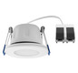 LED-Einbaustrahler 5,5W TEGO SLIM 4000K 450lm ws 1LED Kst IP65 mt Ø/EB68mm