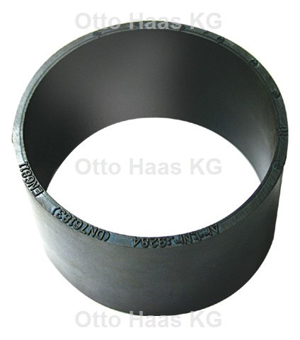 HAAS Schlauchspannmuffe DN 70, EPDM, schwarz, für HT-/PE-Rohr