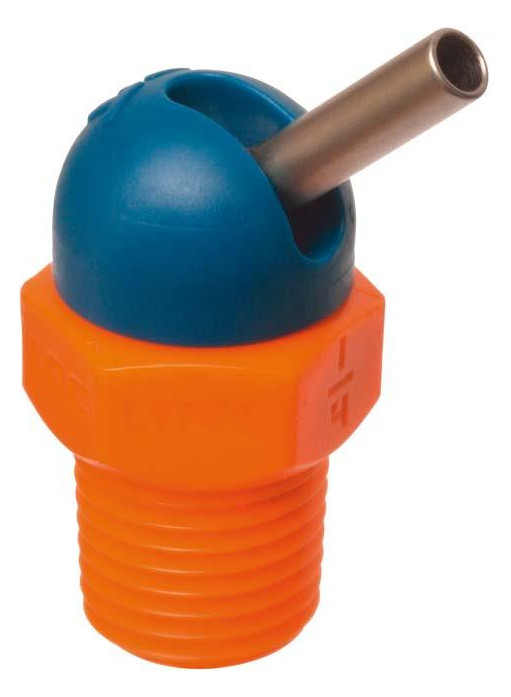 Bild Hochdruckdüse CD für Kühlmittelschlauch 1/8"" 70bar Ø3x0mm blau-orange LOC-LINE-0