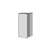 SA Mittelschrank links Solo One (PS102) 850x400x338 Weiß-Glanz