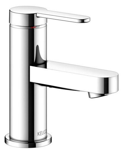 KEUCO Waschtisch-Einhebelmischer 60 IXMO Flat Ausladung 89mm, ohne Ablaufgarnitur, verchromt