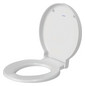 Duravit WC-Sitz Starck 1 mit Absenkautomatik, abnehmbar, mit Scharnierwelle, weiß