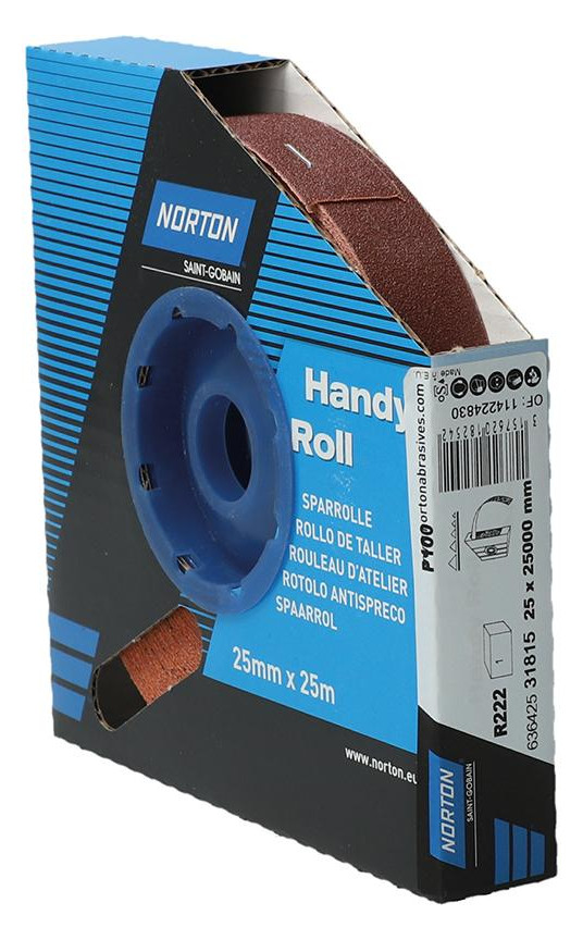 Bild Sparrolle R222 25mmx25m P100 - Norton-0