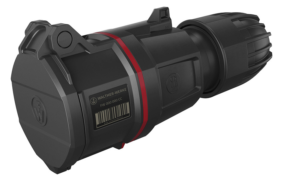 CEE-Kupplung 5p 32A IP54 IP54 400V/rt 6h schraubl.Kl ger Kst Verschraubung