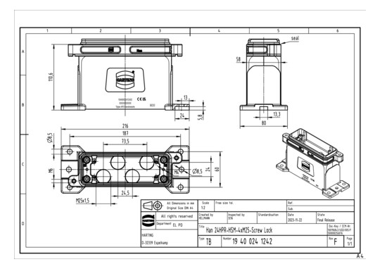 HART Han 24HPR-asg4-SV-M25   19400241242 