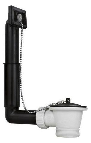 Blanco Ablaufgarnitur 1 1/2", für BLANCO TOP, Auflagespülen, Überlauf eckig