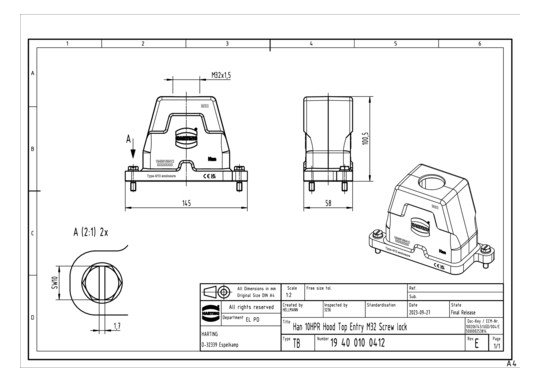 HART Han 10HPR-gg-SV-M32     19400100412 