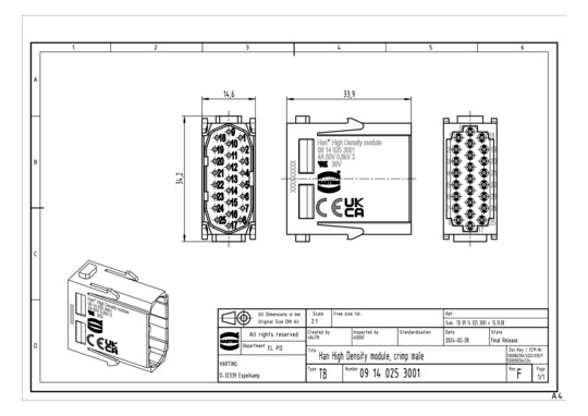 HART Modul für Stifteinsatz  09140253001 
