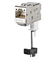 Modular-Buchse Cat6A 270° RJ45 26-22AWG Schirm f.Rundkabel si Schneidklemme IDC