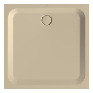 Duschwanne BetteUltra 8743 110x110x3,5cm, Glasur, sand