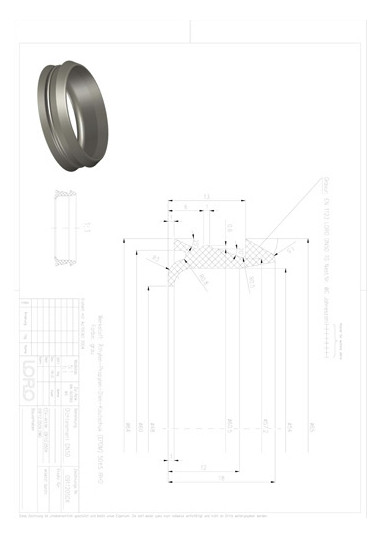 LORO XCL Dichtelement DN 50, aus EPDM