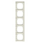 Rahmen 5f polws glz M-Pure Kst f.GEB-K Unterputzmontage Thermopl