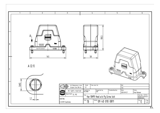 HART Han 10HPR-g-SV          09400100811 