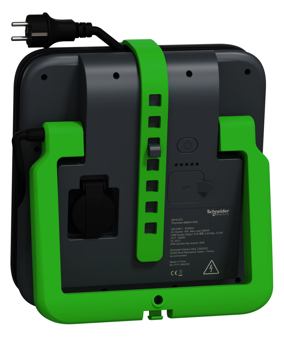 LED-Bauleuchte 55W IP54 4000K 6800lm Kst 1LED 220-240V Mit Stativhalterung m.LM