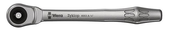 Wera-Durchsteckknarre ZYKLOP METAL PUSH - 1/4
