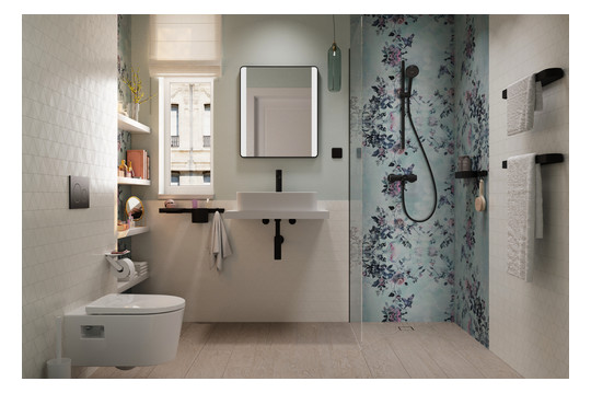 hansgrohe Wand-WC EluPura Original S mit WC-Sitz, weiß, ohne HygieneEffect und SmartClean