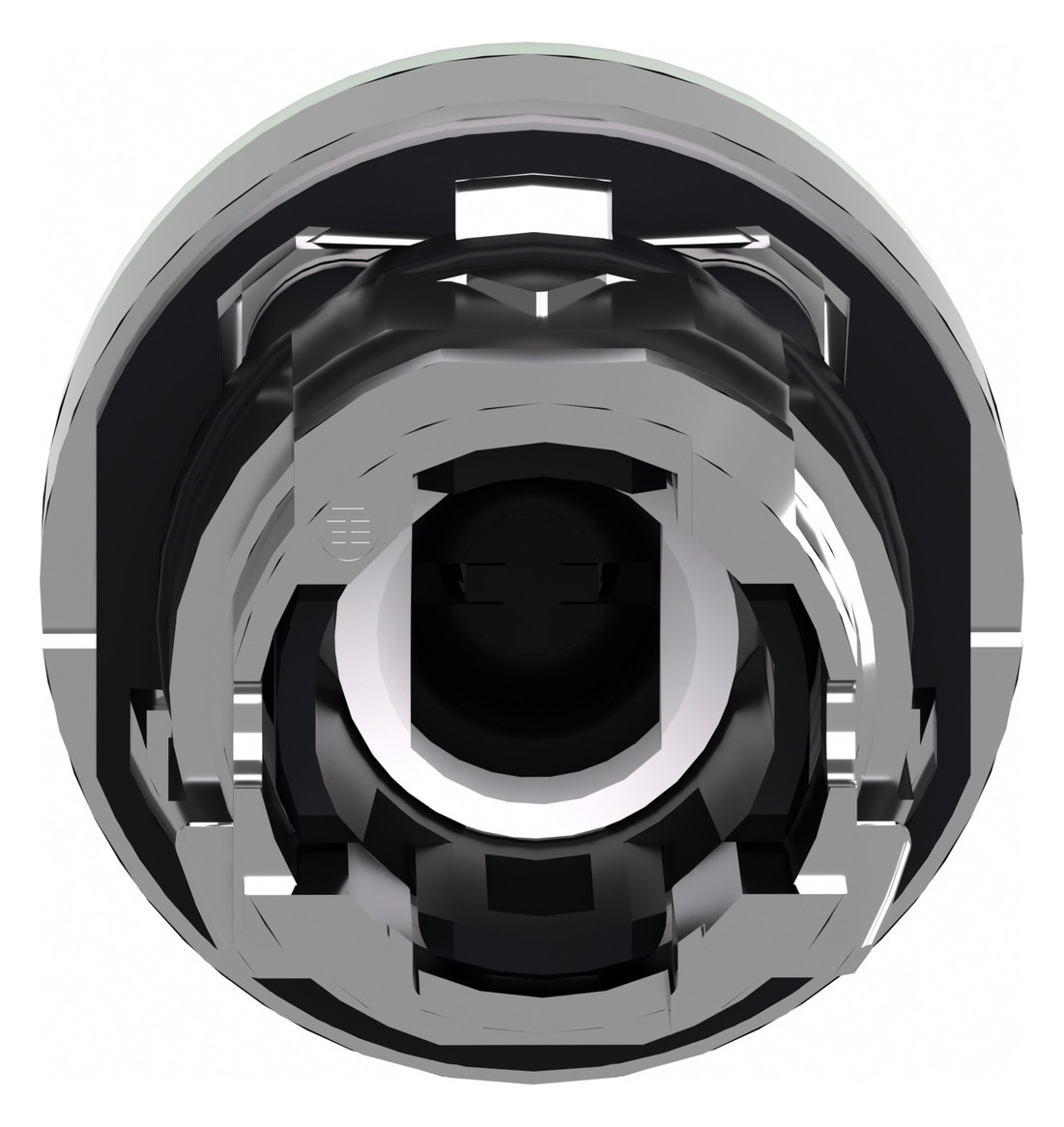 Drucktaster Front 1f gn bel.b Ø22,5mm rnd Geeignet für Beleuchtung IP66