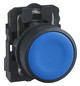 Drucktaster 1f bl rnd Ø22,5mm 1S IP66 fl Tastend