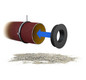 Crassus Gummiadapter CGA 45/40 mm, 0,5 bar