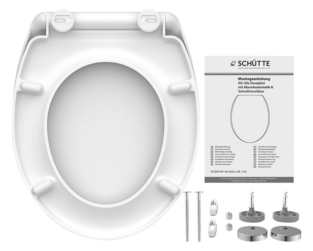 Bild Duroplast WC-Sitz WHITE, mit Absenkautomatik und mit Absenkautomatik und Schnell - KIRCHHOFF-5
