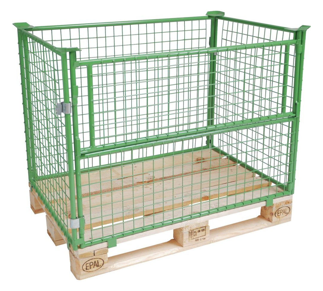 Bild Gitteraufsatzrahmen 100cm RAL 6017 5x5 - Neutral-1