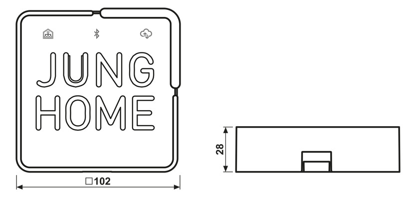 Schnittstelle BT AP 5V LED IP20 m.LED-Anz