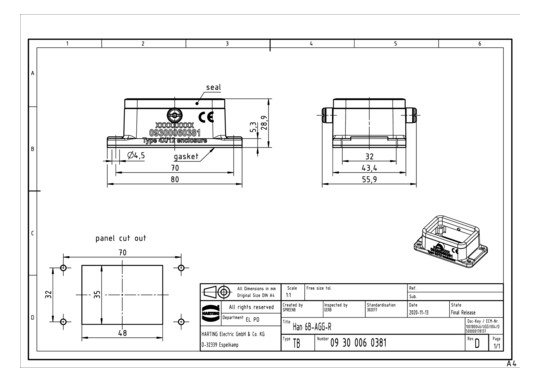 HART HAN 6B-AGG-R            09300060381 