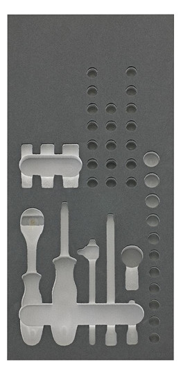 fortis-Werkzeugmodul 1/3 - leer, für...