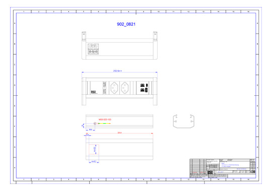Bachmann DESK 2xCH 1xUSB A&C    902.0821 