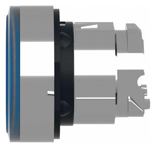 Drucktaster Front 1f bl bel.b Ø22,5mm rnd Geeignet für Beleuchtung IP66