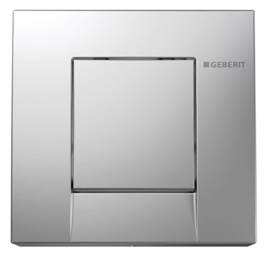 GE Bolero BetPl. für UR-Strg. mit pneumatischer Sp-Ausl, mattverchromt