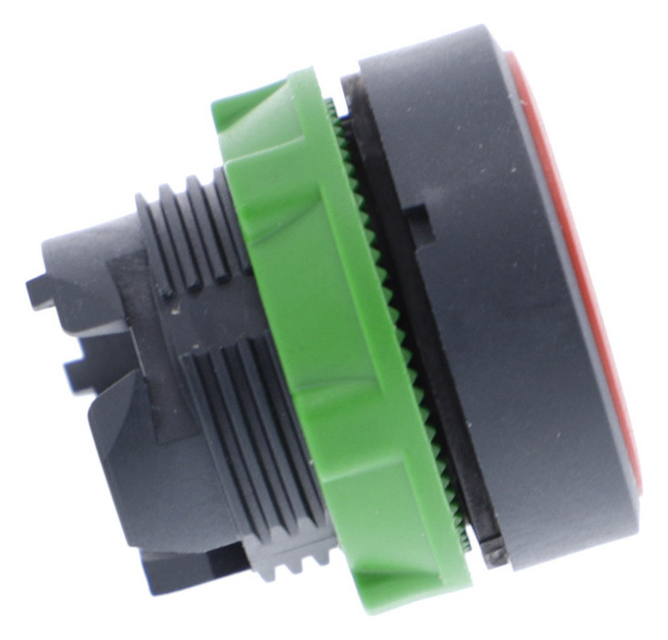 Drucktaster Front 1f rt Ø22mm rnd IP66 Tastend