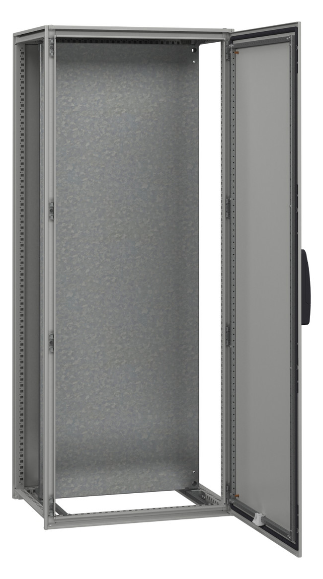 Standschrank ST IP55 B800xH1800xT400mm m.MPL pulverbesch RAL7035 Koppelbar