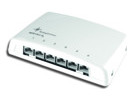 Patchpanel 6Ports MPD6-HS Cat6A Wandmont Schirm RAL7035 34x164x110mm