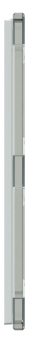 Rahmen 2f krws glz Glas f.GEB-K kristallweiß Unterputzmontage Rahmen 2f krws glz Glas f.GEB-K kristallweiß Unterputzmontage