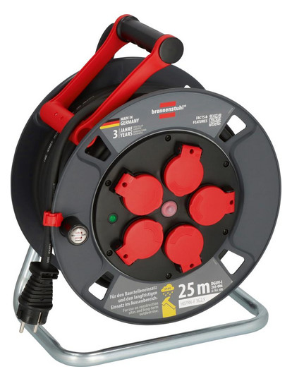 BRENNENSTUHL Professional-Kunststoff-Kabeltrommel 300 KU...