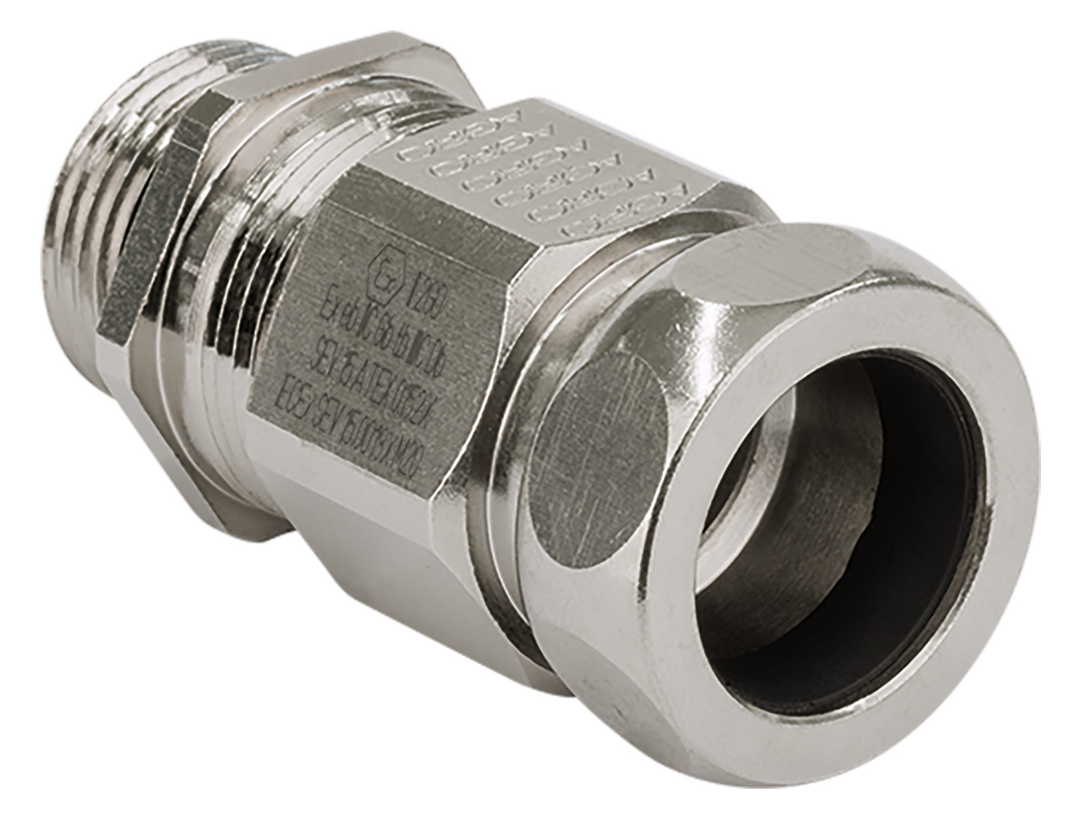 Ex-Kabelverschraubung Progress M20 Ms 1 si-gr silbergrau 5mm IP66 ger ...
