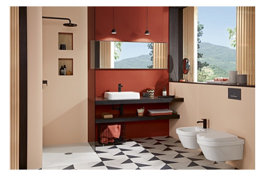 V&B WC-Sitz Architectura mit QuickRelease und SoftClosing Funktion, Edelstahl Scharniere, weiß