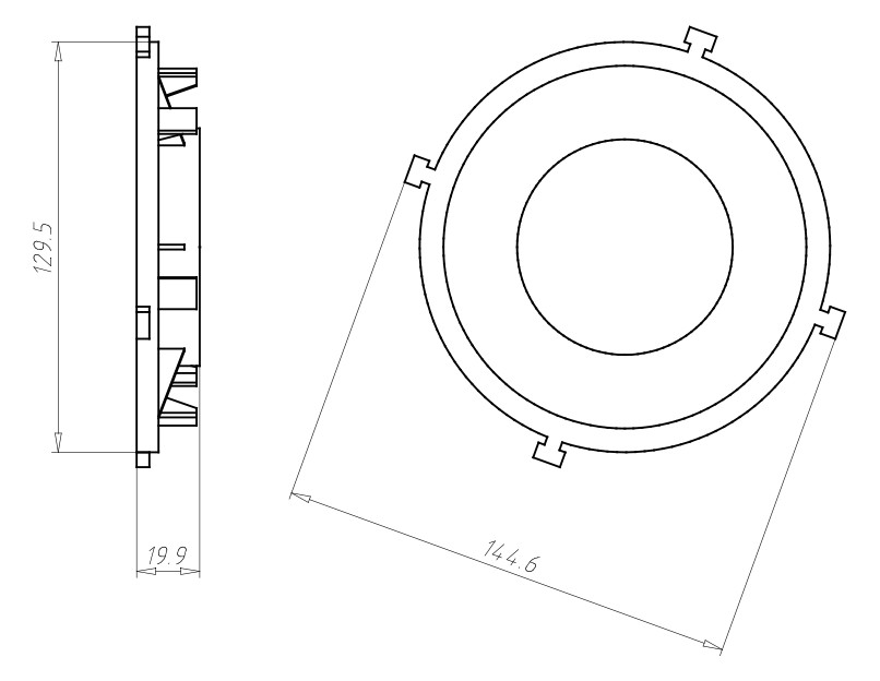 Frontteil HaloX Zubehör