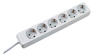 Bachmann SELLY 6xSchuko weiß    381.241S 