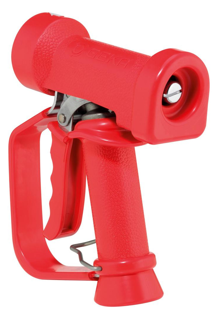 Bild GEKA Profi-Reinigungs pistole Heißwasser, rot, Edelstahl, max. 24bar, IG G1/2, mit-1